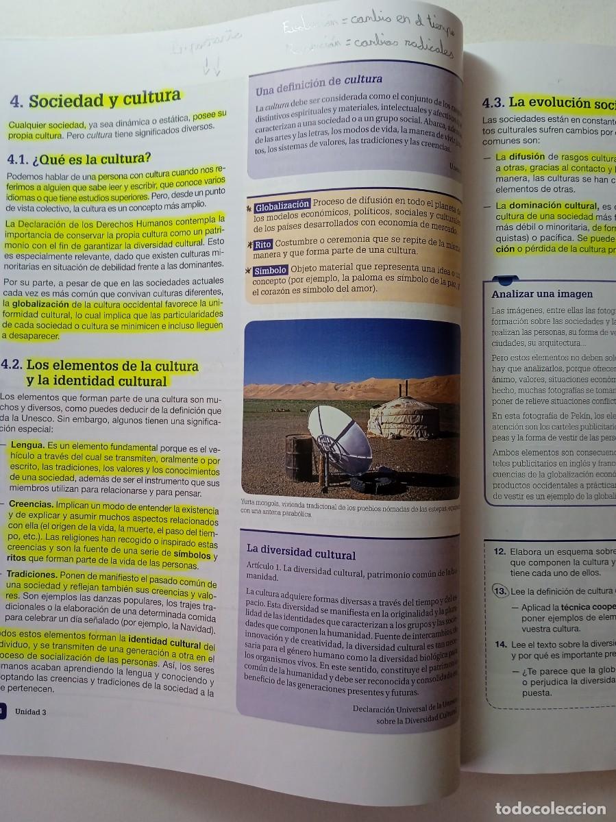Libros de segunda mano: GEOGRAF&Iacute;A E HISTORIA 2&ordm; ESO - EDEB&Eacute; - Foto 5
