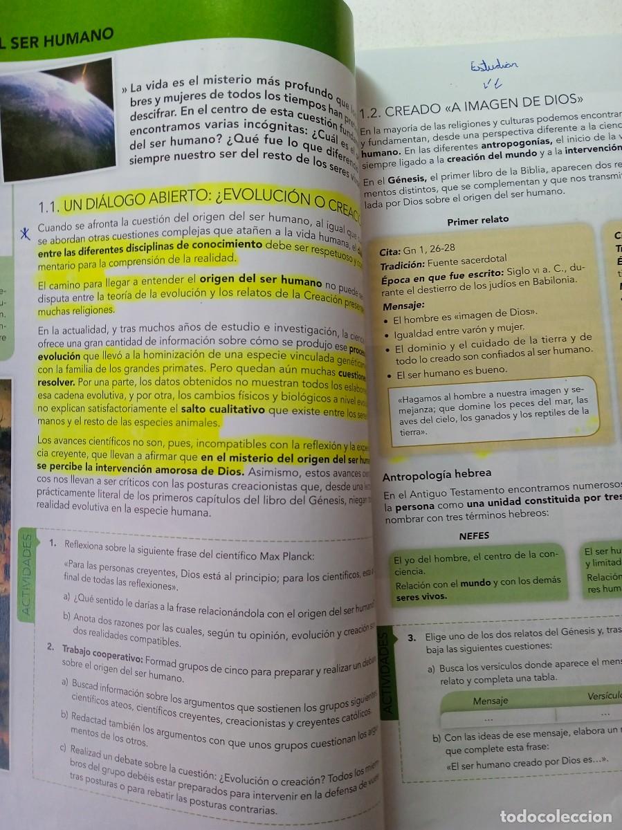 Libros de segunda mano: RELIGI&Oacute;N CAT&Oacute;LICA 2&ordm; ESO - EDEB&Eacute; - Foto 4