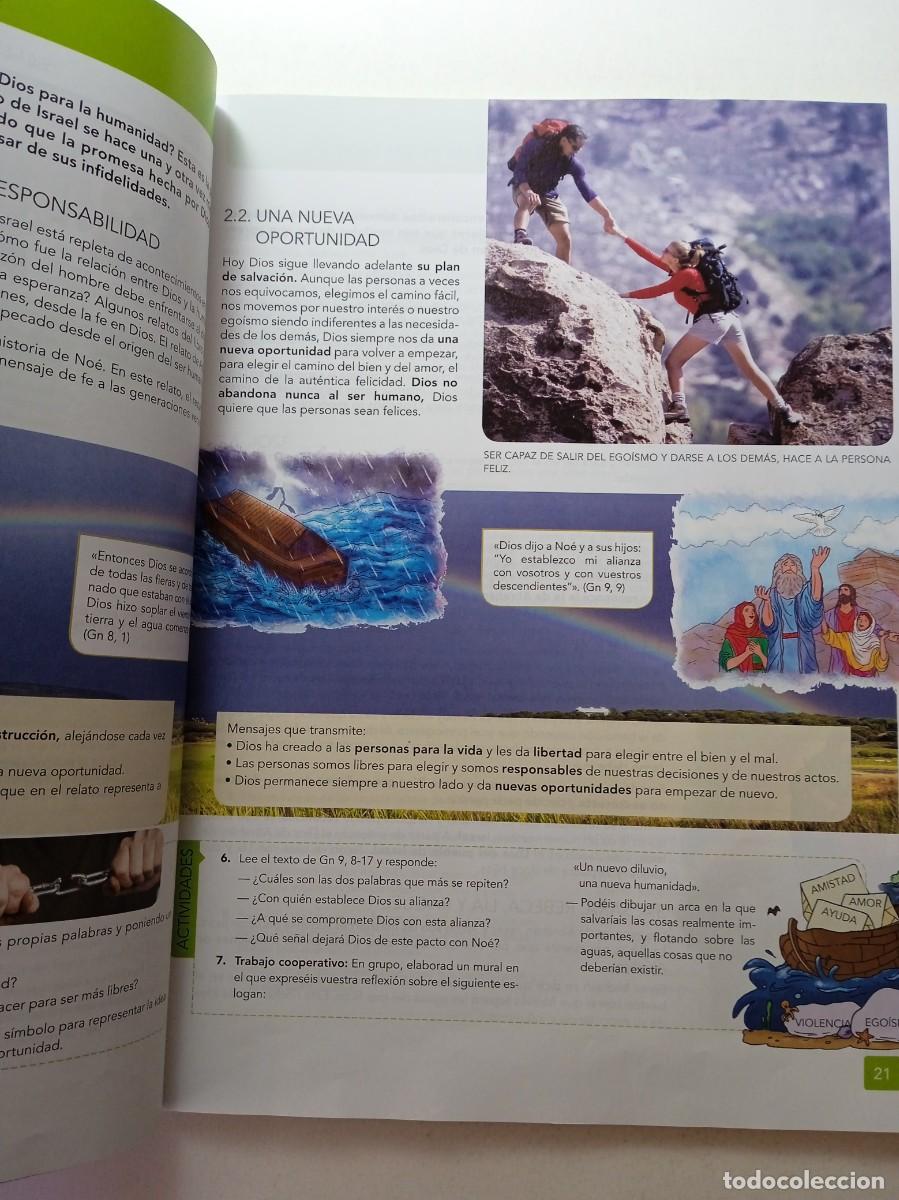 Libros de segunda mano: RELIGI&Oacute;N CAT&Oacute;LICA 1&ordm; ESO - EDEB&Eacute; - Foto 3