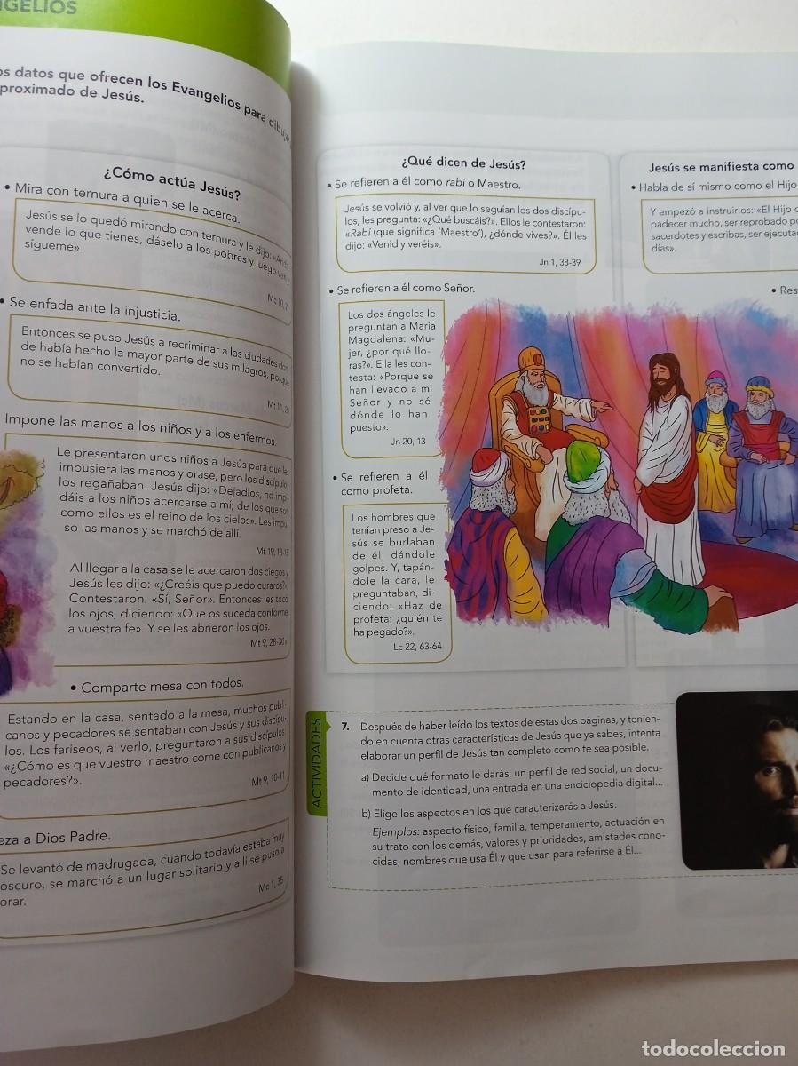 Libros de segunda mano: RELIGI&Oacute;N CAT&Oacute;LICA 1&ordm; ESO - EDEB&Eacute; - Foto 4