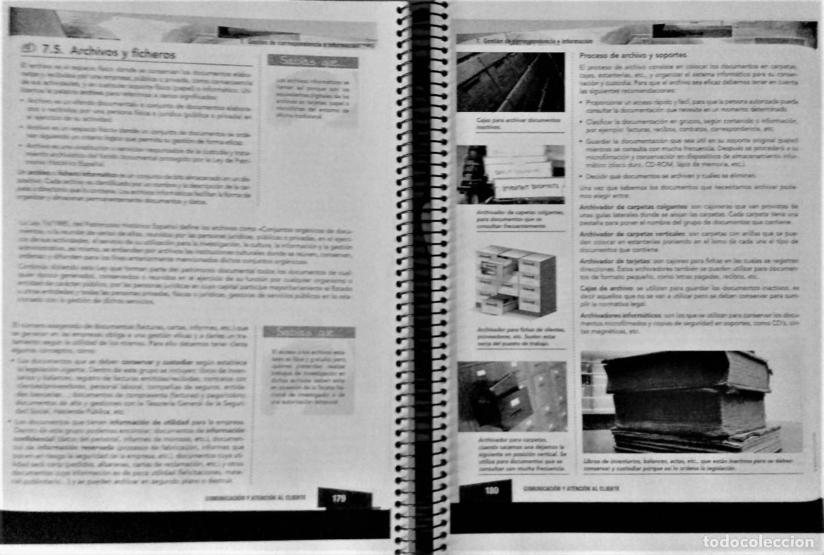 Libros de segunda mano: ADMINISTRACI&Oacute;N Y FINANZAS - COMUNICACI&Oacute;N Y ATENCI&Oacute;N AL CLIENTE - Foto 4