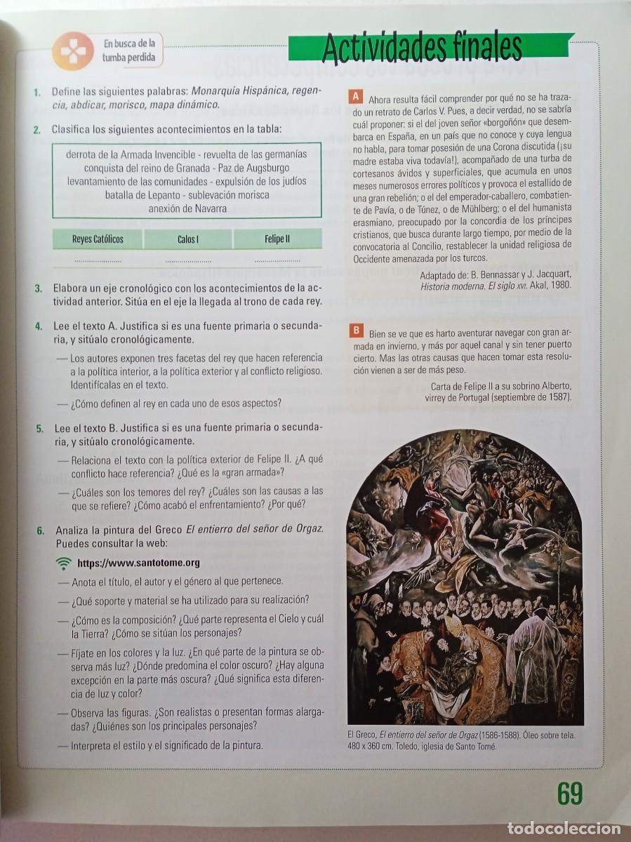 Libros de segunda mano: GEOGRAF&Iacute;A E HISTORIA 3&ordm; ESO - EDEB&Eacute; - Foto 5