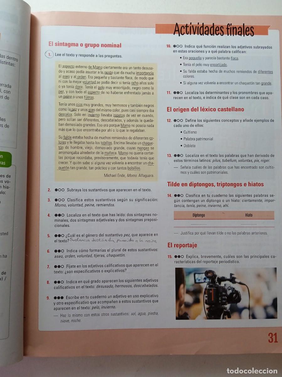 Libros de segunda mano: LENGUA Y LITERATURA 3&ordm; ESO - EDEB&Eacute; - Foto 4