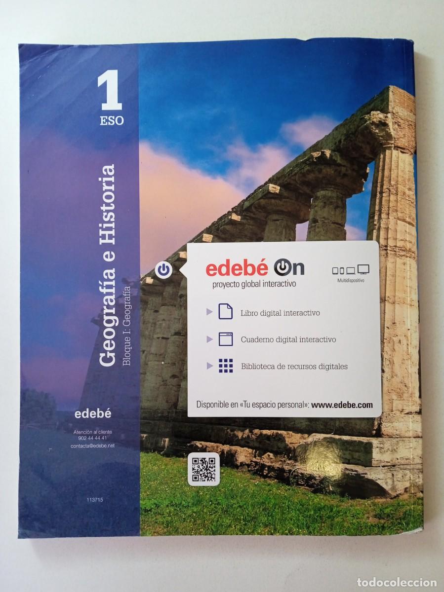 Libros de segunda mano: GEOGRAF&Iacute;A E HISTORIA 1&ordm; ESO - EDEB&Eacute; - Foto 2