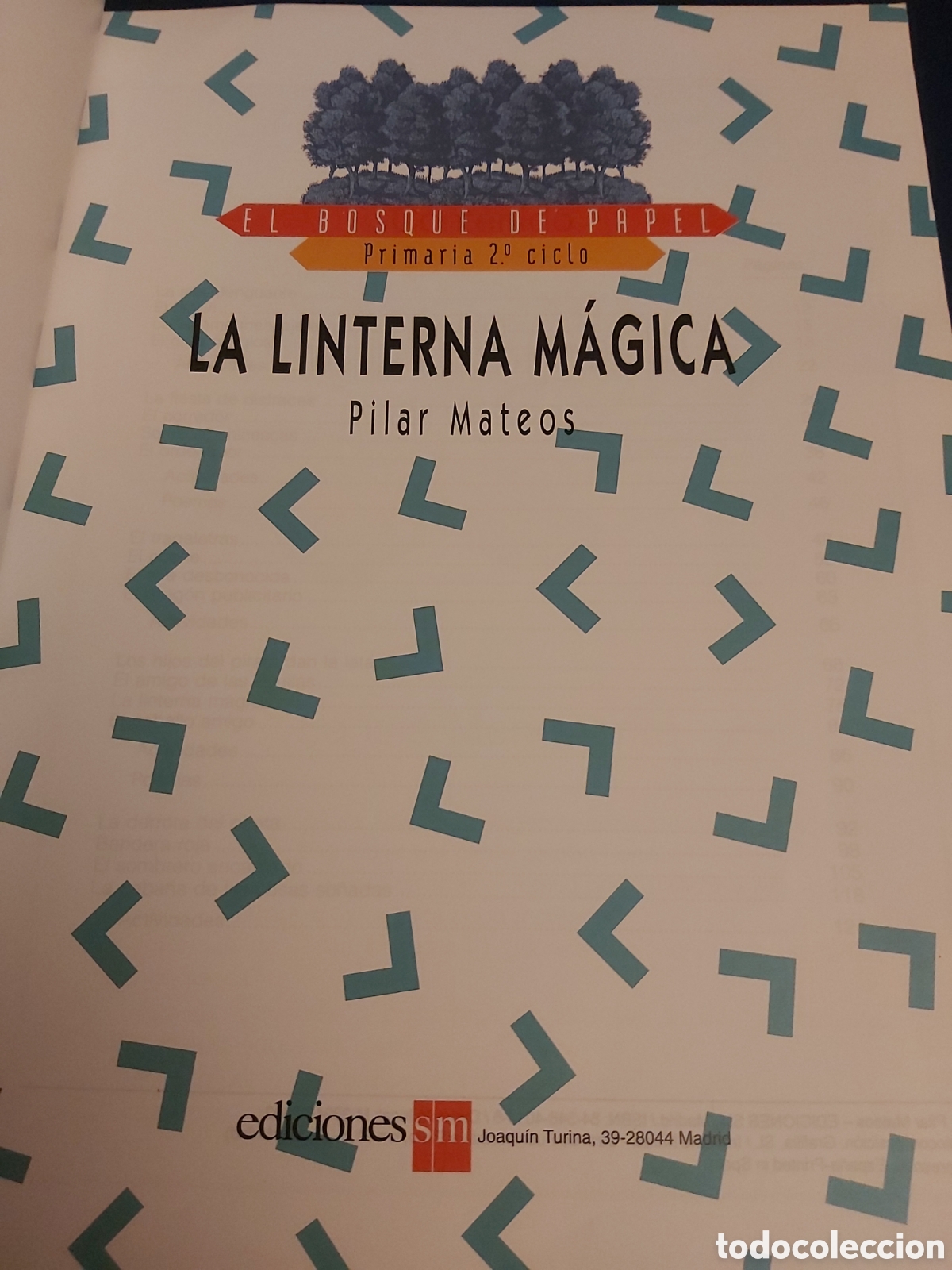 Libros de segunda mano: LA LINTERNA M&Aacute;GICA $ PLIAR MATEOS $ SM $ 2002 - Foto 2
