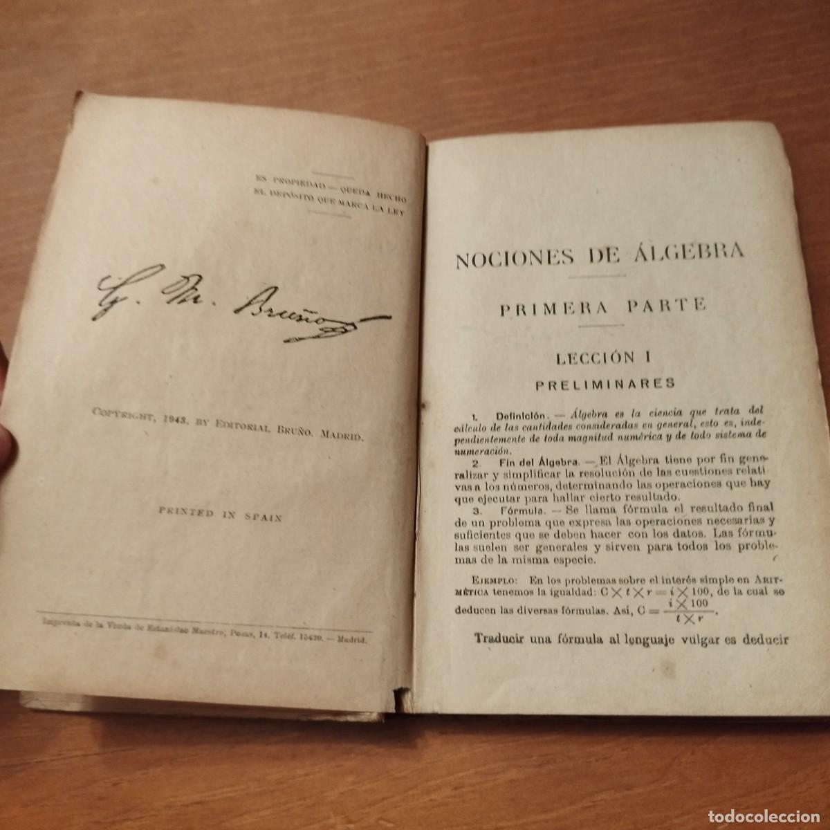Libros de segunda mano: ALGEBRA Y TRIGONOMETRIA / / CONS 435 / BRU&Ntilde;O - Foto 3