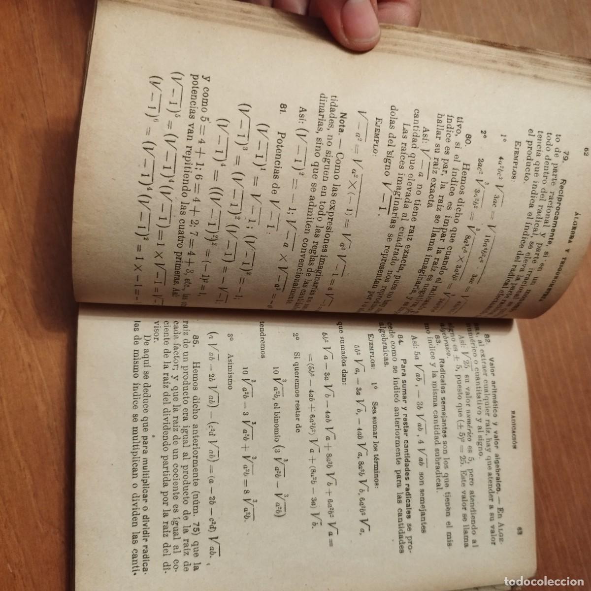 Libros de segunda mano: ALGEBRA Y TRIGONOMETRIA / / CONS 435 / BRU&Ntilde;O - Foto 5