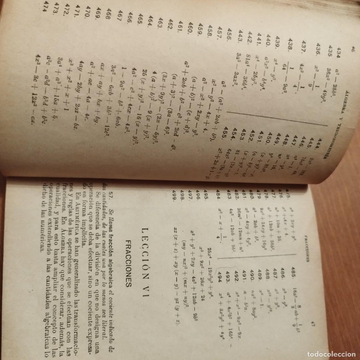 Libros de segunda mano: ALGEBRA Y TRIGONOMETRIA / / CONS 435 / BRU&Ntilde;O - Foto 6