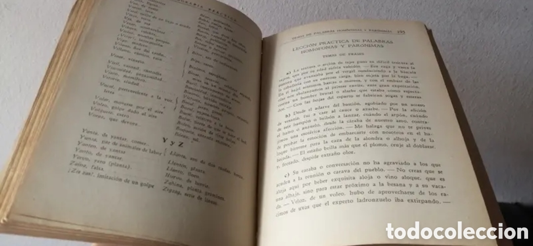 Libros de segunda mano: 1958 Ortograf&iacute;a pr&aacute;ctica de la Lengua Espa&ntilde;ola - Foto 9