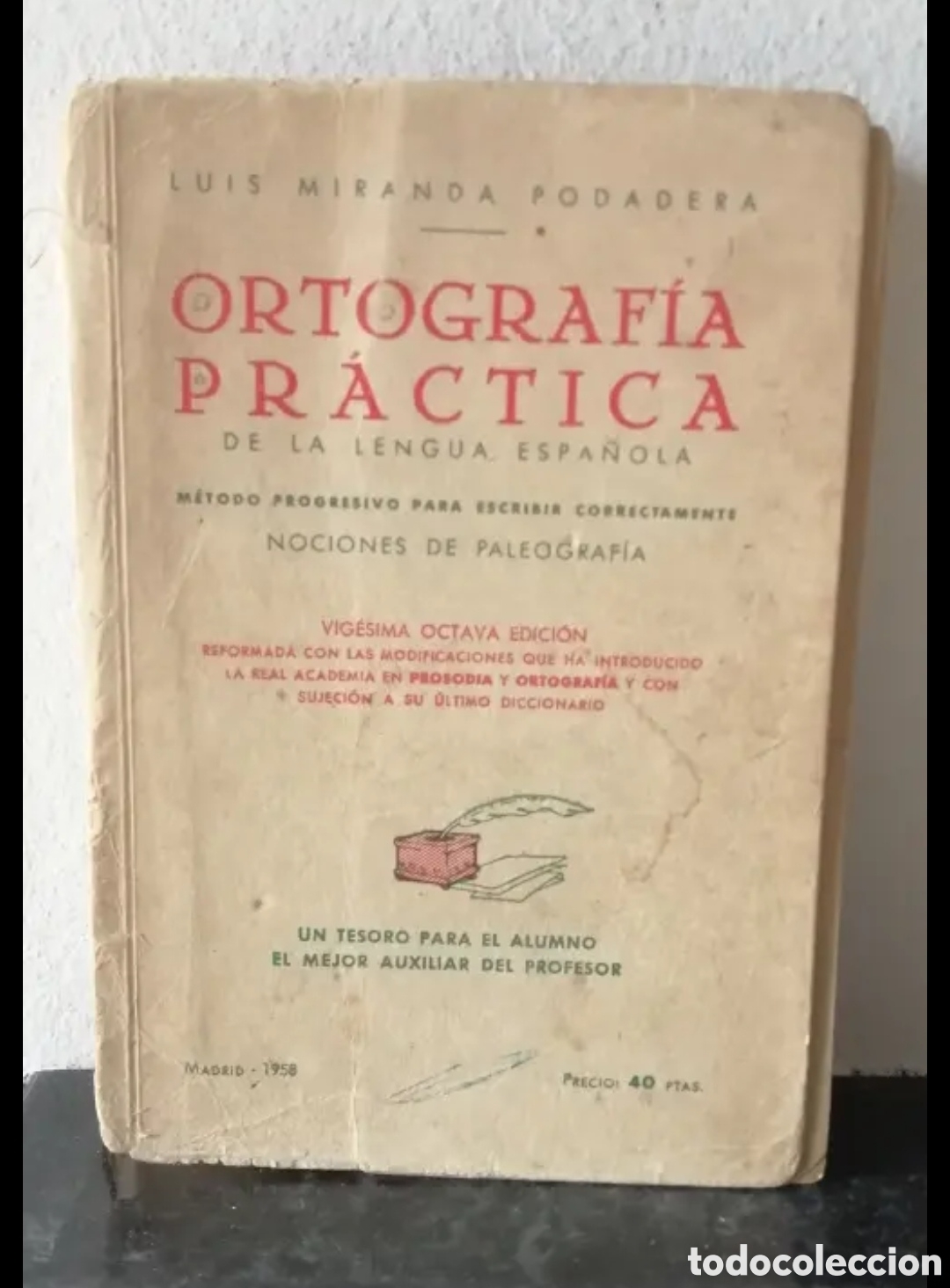 Libros de segunda mano: 1958 Ortograf&iacute;a pr&aacute;ctica de la Lengua Espa&ntilde;ola - Foto 1