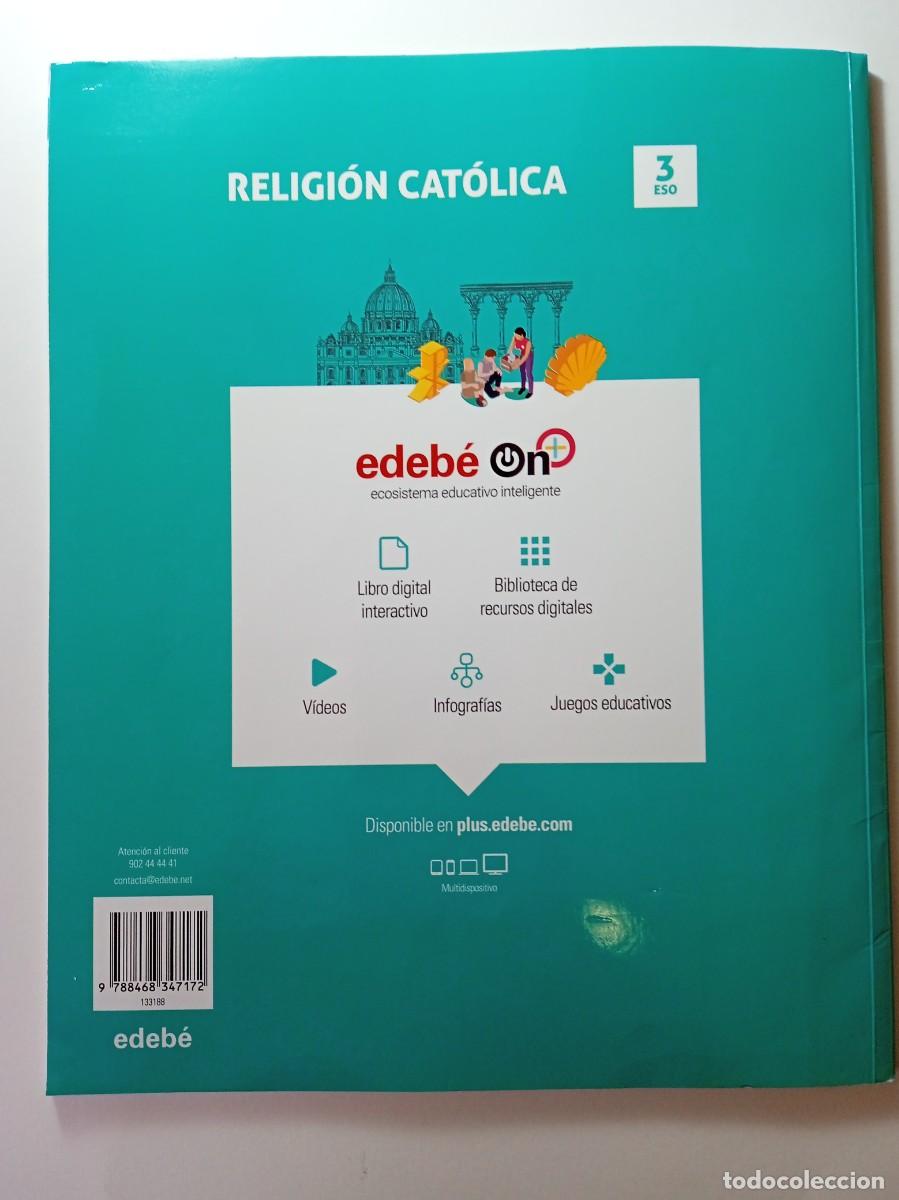 Libros de segunda mano: RELIGI&Oacute;N CAT&Oacute;LICA 3&ordm; ESO - EDEB&Eacute; - Foto 2