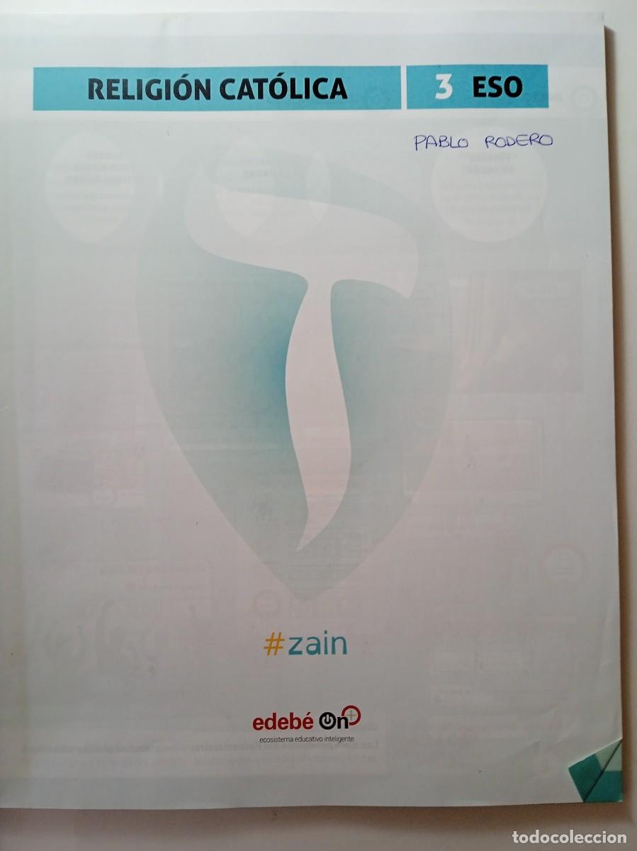 Libros de segunda mano: RELIGI&Oacute;N CAT&Oacute;LICA 3&ordm; ESO - EDEB&Eacute; - Foto 3