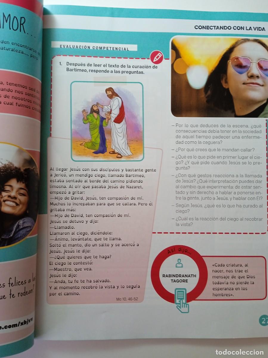Libros de segunda mano: RELIGI&Oacute;N CAT&Oacute;LICA 3&ordm; ESO - EDEB&Eacute; - Foto 4