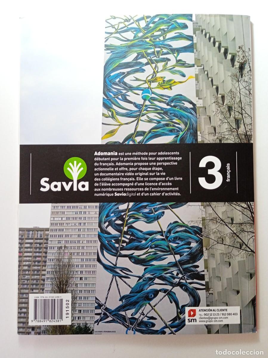 Libros de segunda mano: ADOMANIA 3&ordm; ESO FRAN&Ccedil;AIS A2.1 - EDITORIAL SM - Foto 2