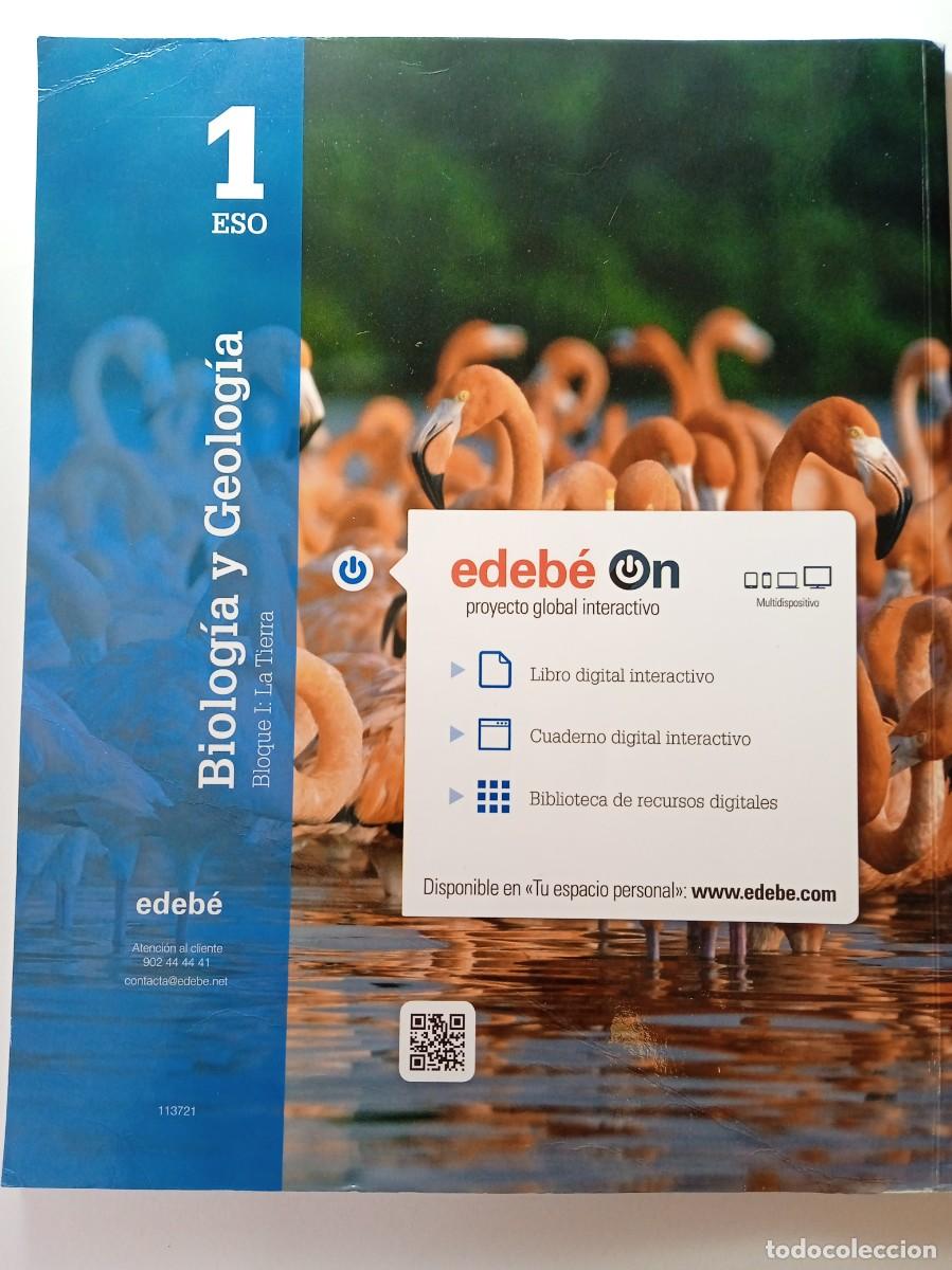 Libros de segunda mano: BIOLOG&Iacute;A Y GEOLOG&Iacute;A 1&ordm; ESO - EDEB&Eacute; - Foto 2
