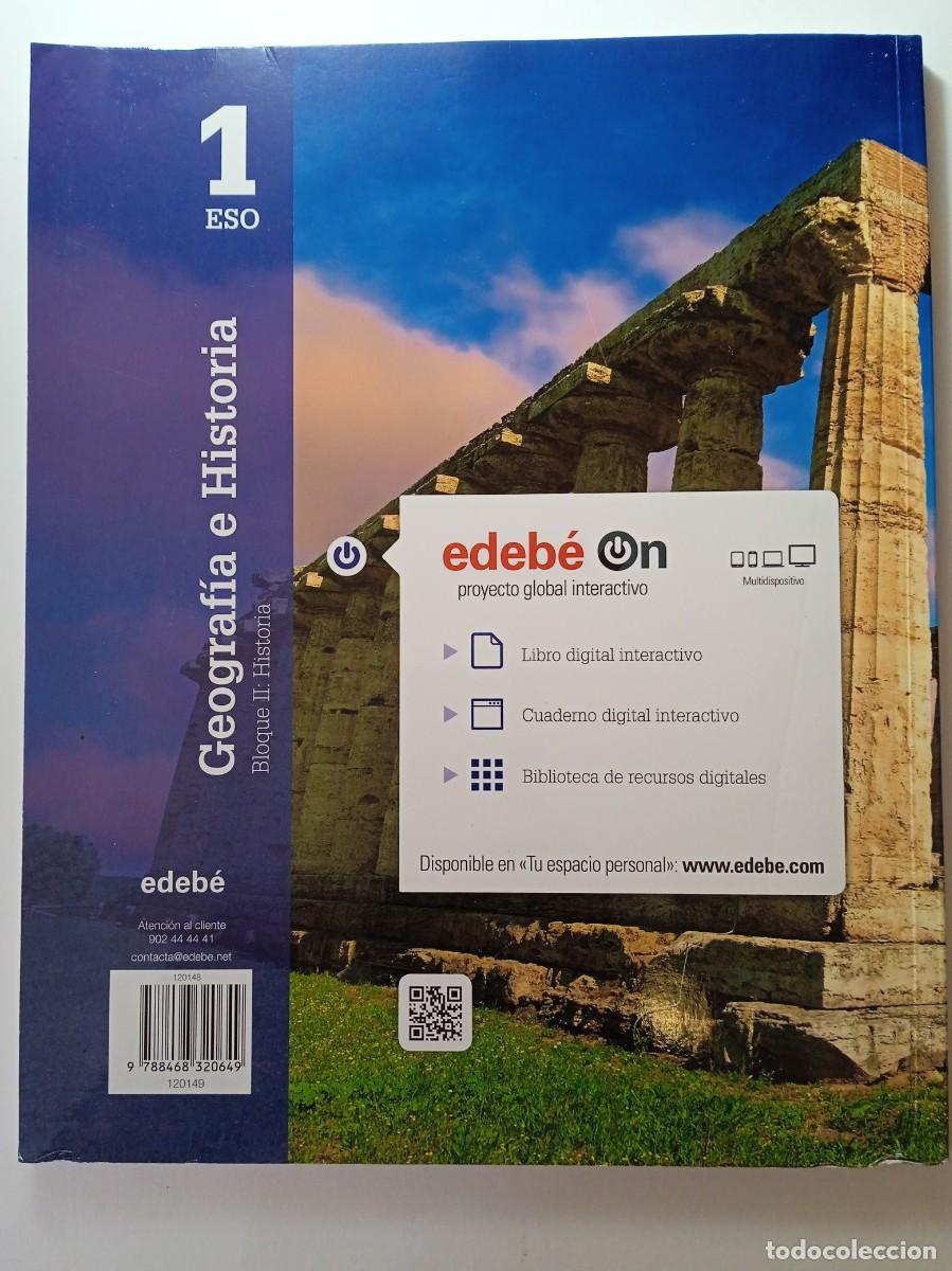 Libros de segunda mano: GEOGRAF&Iacute;A E HISTORIA 1&ordm; ESO - EDEB&Eacute; - Foto 2