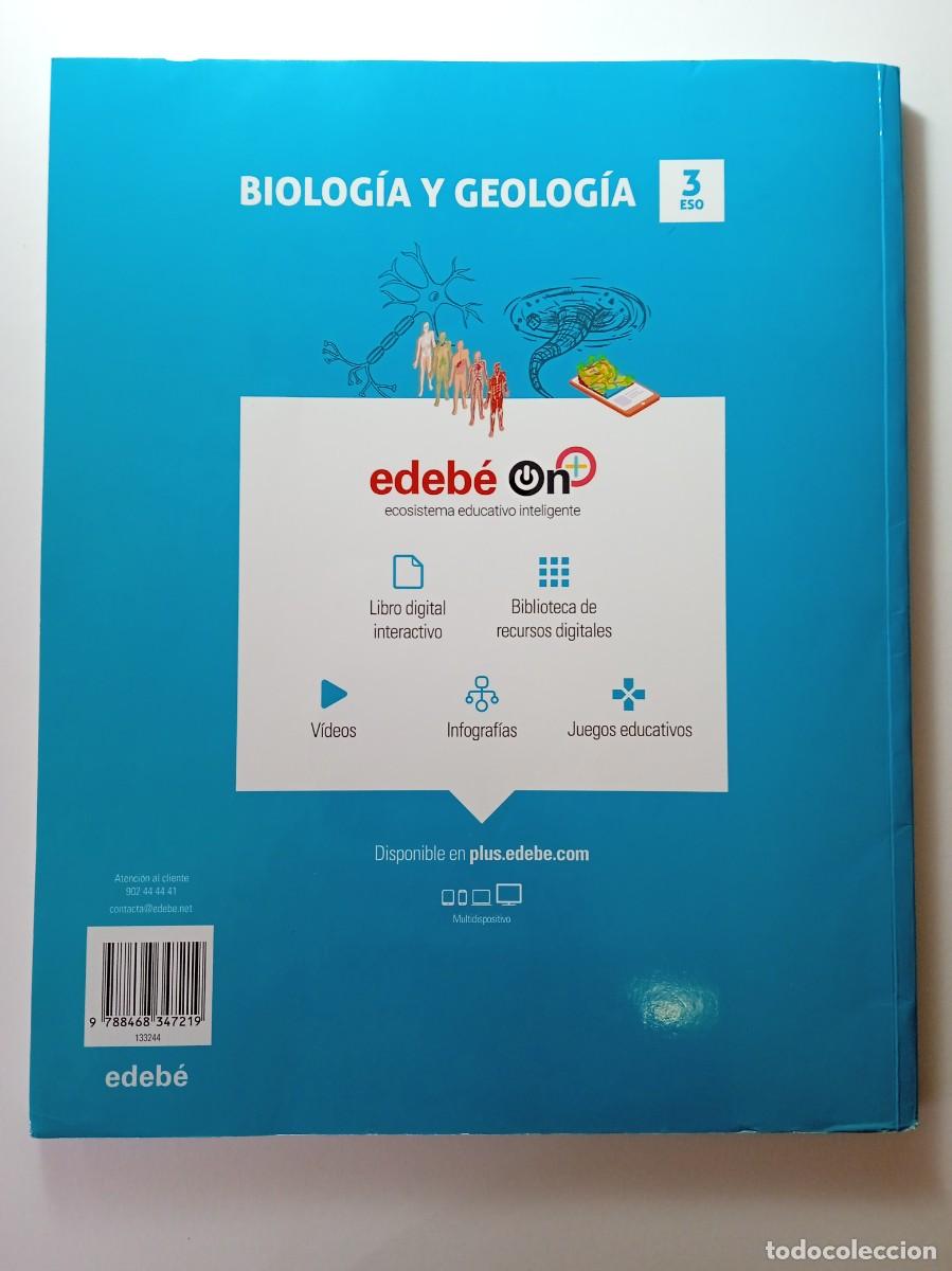 Libros de segunda mano: BIOLOG&Iacute;A Y GEOLOG&Iacute;A 3&ordm; ESO - EDEB&Eacute; - Foto 2