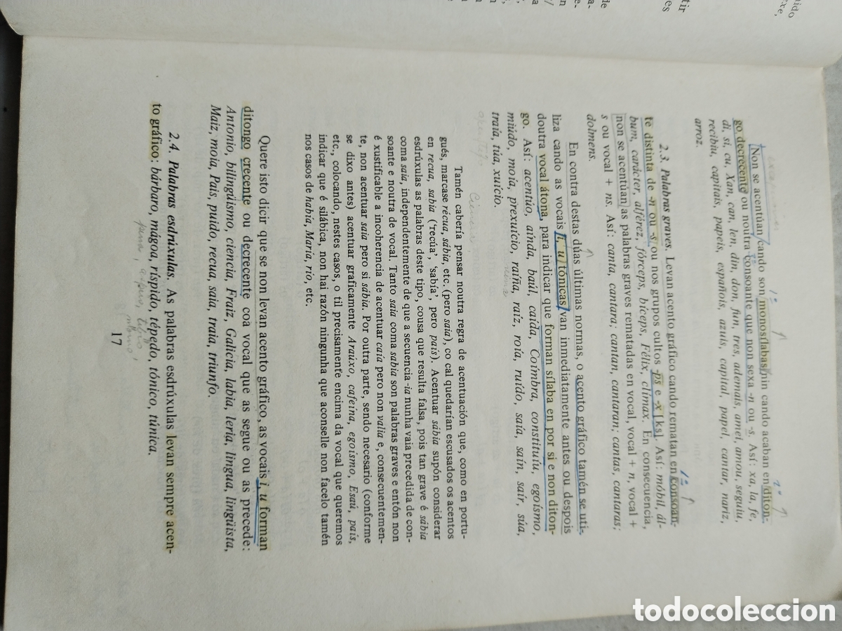 Libros de segunda mano: NORMAS ORTOGR&Aacute;FICAS E MORFOLOXICAS DO IDIOMA GALEGO - Foto 3