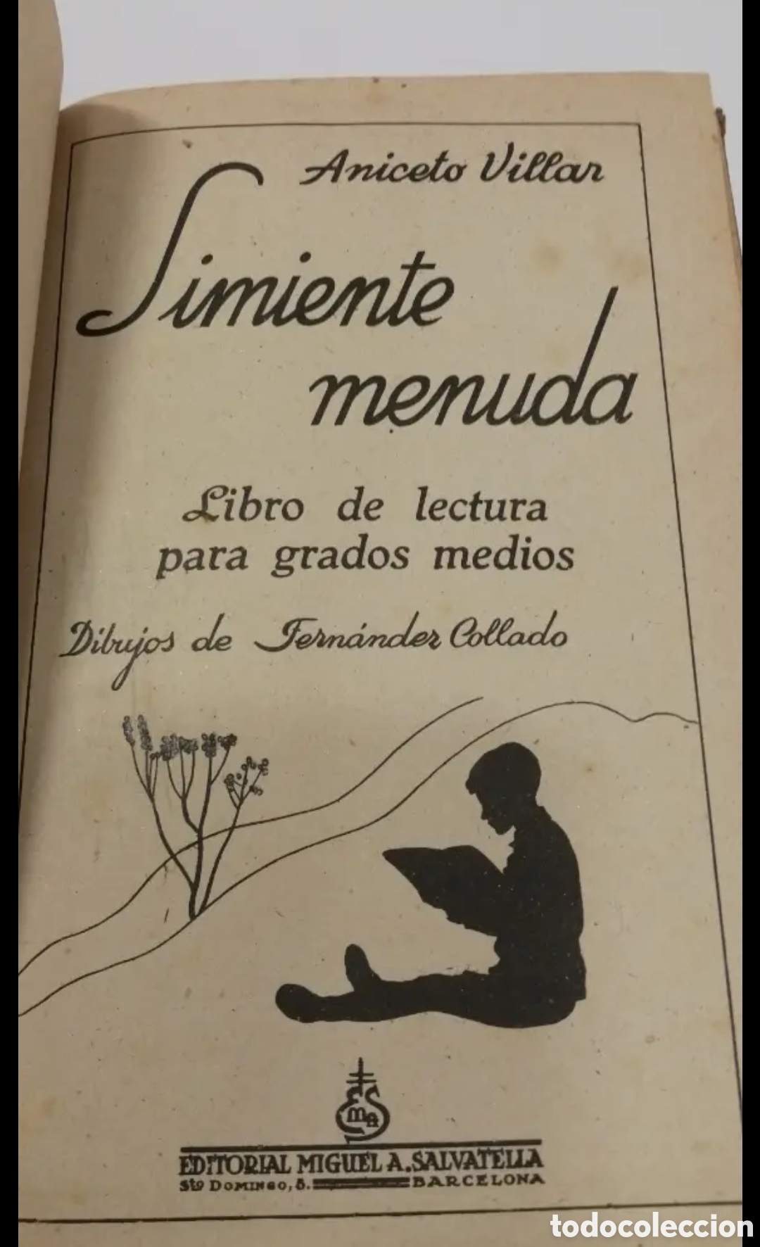 Libros de segunda mano: 1949 Simiente menuda. Editorial Salvatella - Foto 2