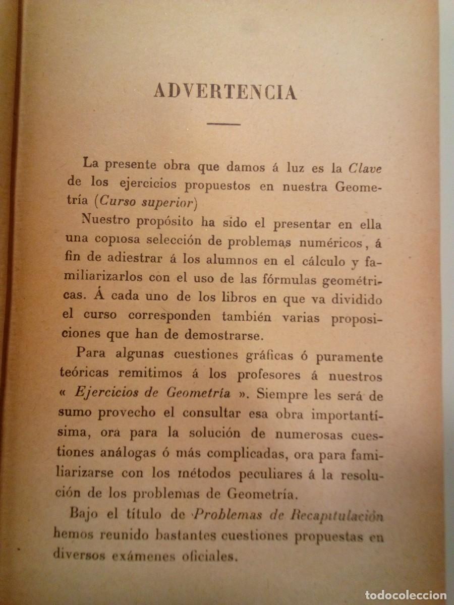 Libros de segunda mano: LIBRO. Geometr&iacute;a Curso Superior. Bru&ntilde;o. - Foto 3