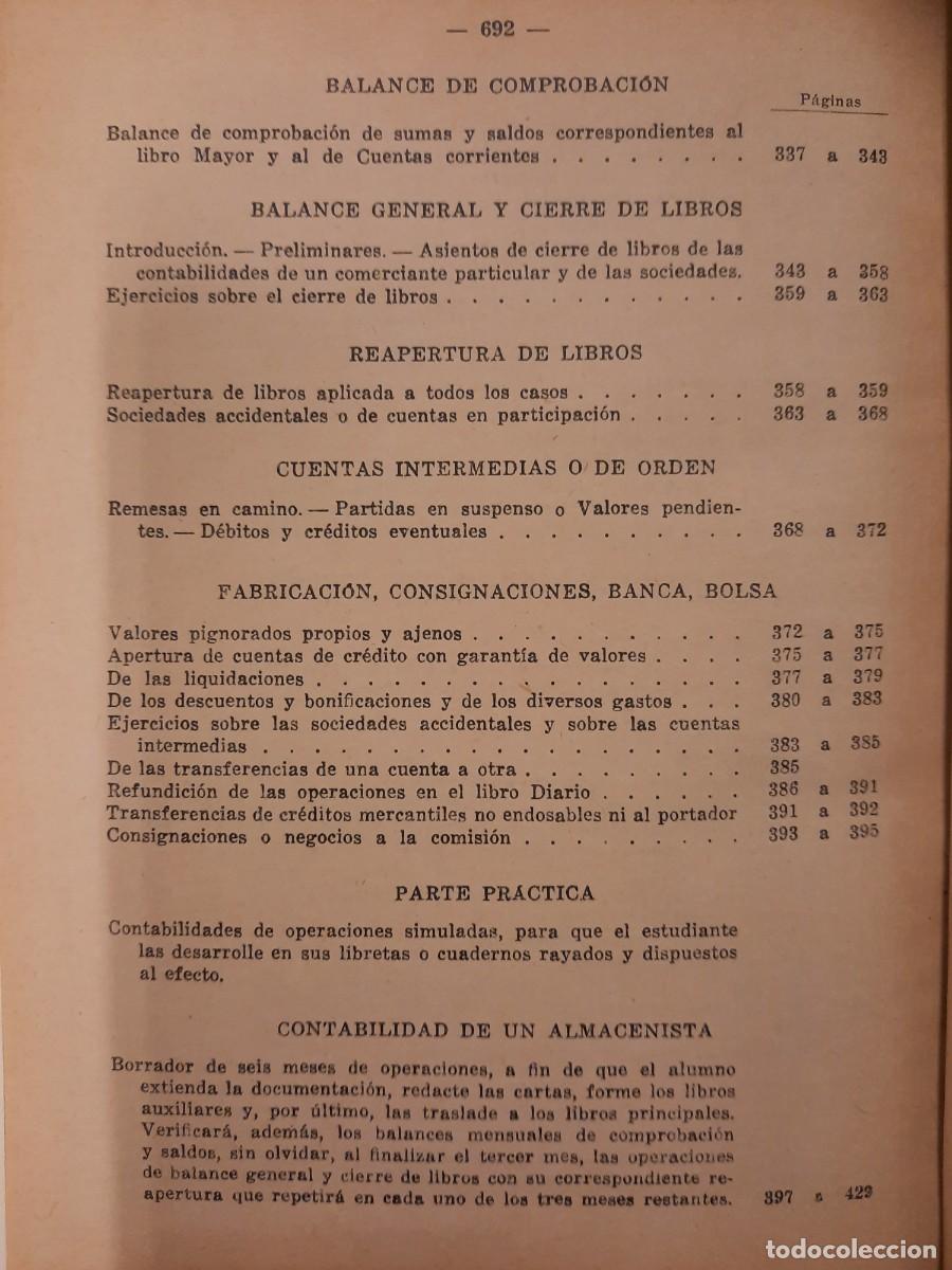 Libros de segunda mano: LIBRO. Tratado did&aacute;ctico te&oacute;rico pr&aacute;ctico de tenedur&iacute;a de libros. Bofill Trias. 1969 - Foto 16