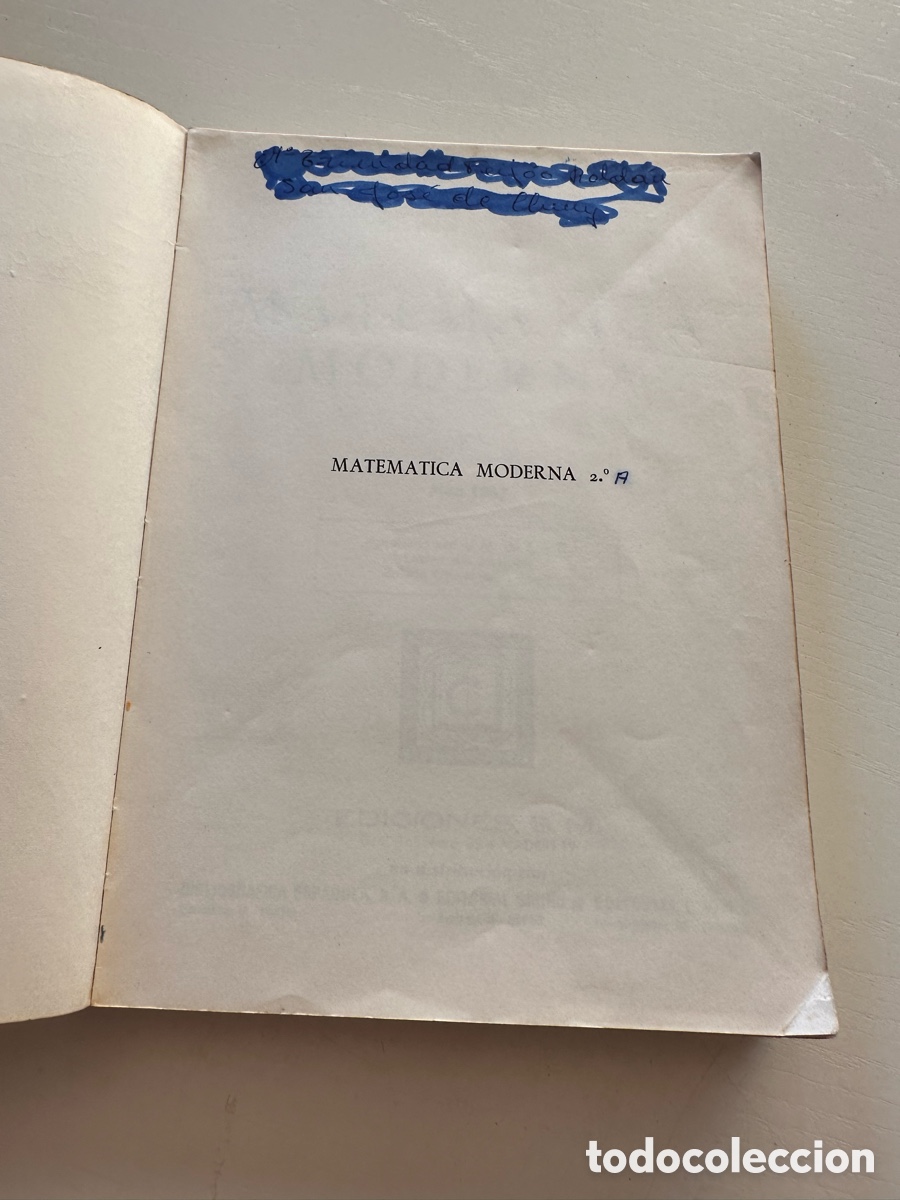 Libros de segunda mano: MATEMATICA MODERNA 2&ordm;, C. MARCOS, J. MARTINEZ, EDICIONES SM - Foto 2