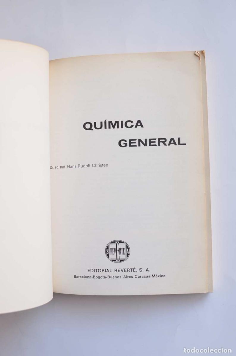 Libros de segunda mano: Qu&iacute;mica general - CHRISTEN, Hans Rudolf - Foto 2