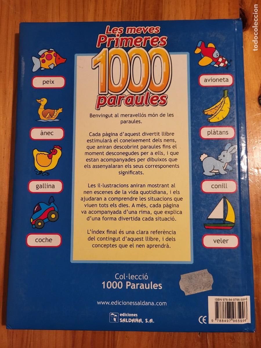 Libros de segunda mano: LES MEVES PRIMERES 1000 PARAULES - Foto 2