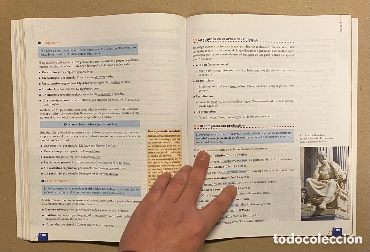 Libros de segunda mano: GRIEGO 2&ordm; BACHILLERATO. VV.AA. EDICIONES ANAYA 2016. - Foto 6