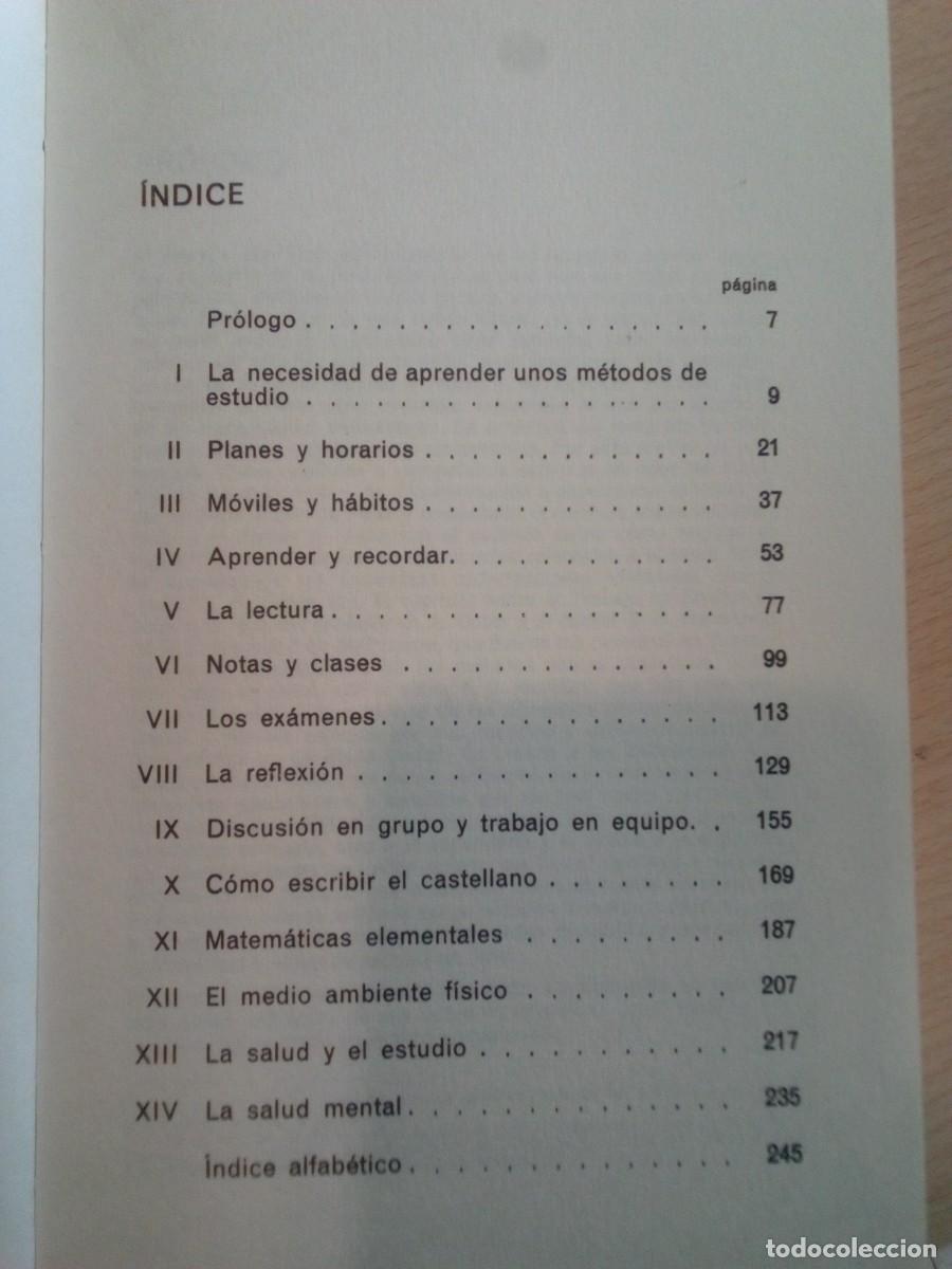 Libros de segunda mano: LIBRO. C&oacute;mo estudiar. Harry Maddox. 1969 - Foto 3