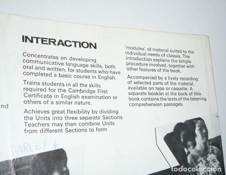 Libros de segunda mano: Interaction - Robert ONeill (Longman, 1989) Libro de texto de ingl&eacute;s - Foto 2