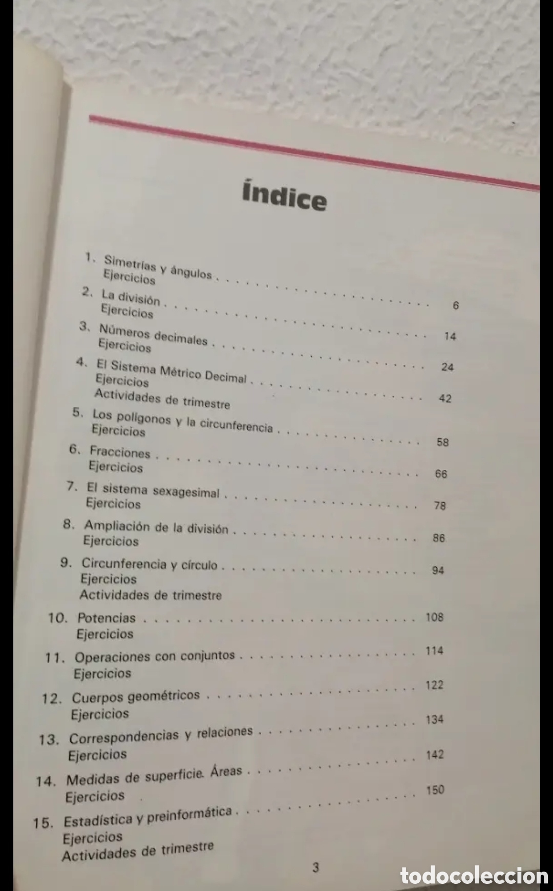 Libros de segunda mano: 1987 Matem&aacute;ticas 5 EGB Edebe - Foto 3