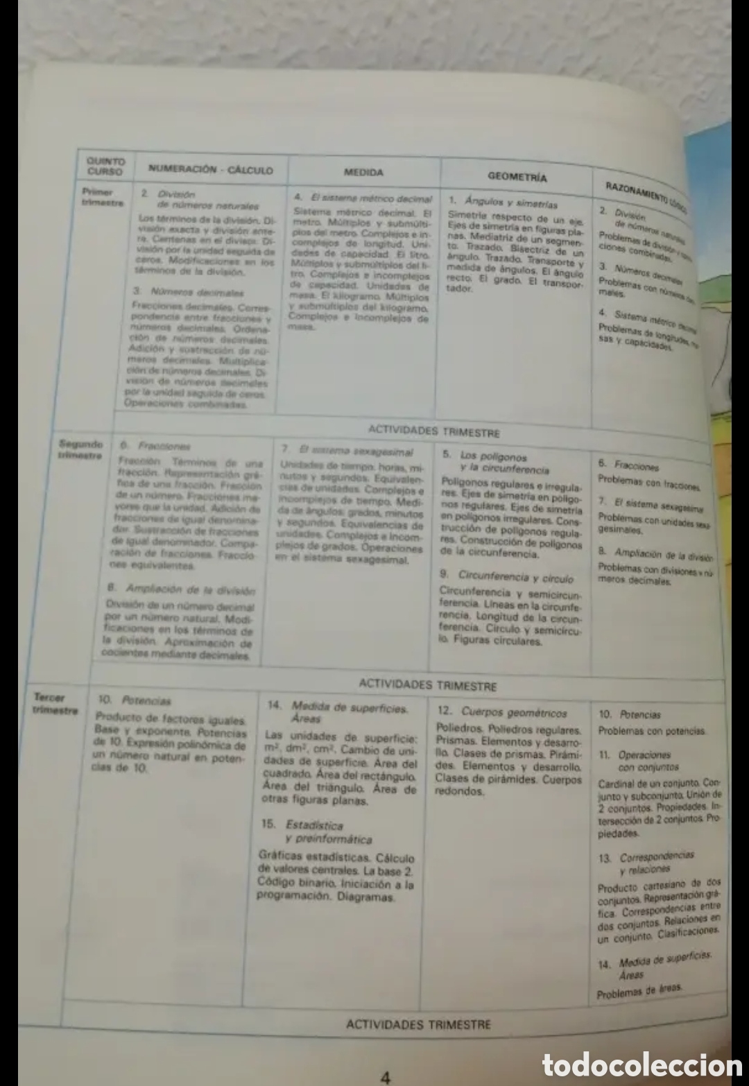 Libros de segunda mano: 1987 Matem&aacute;ticas 5 EGB Edebe - Foto 4