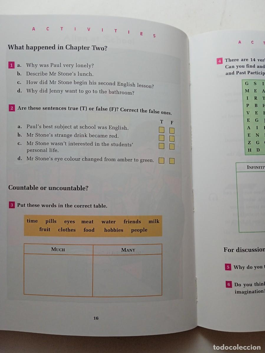 Libros de segunda mano: ALIEN AT SCHOOL - MICHELLE BROWN - READING & TRAINING (INGL&Eacute;S) - Foto 4