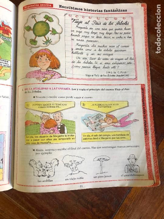 Libros de segunda mano: Libro EGB lenguaje 5 Santillana - Foto 4