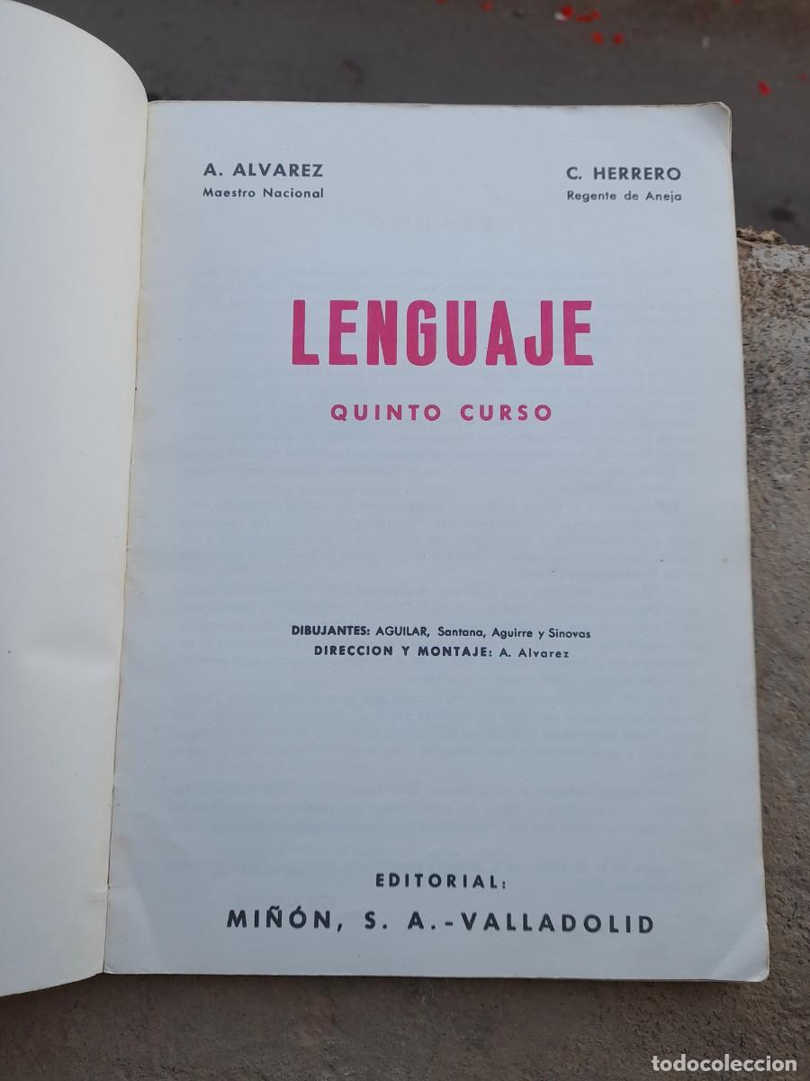 Libros de segunda mano: Libro quinto curso lenguaje editorial &Aacute;lvarez - Foto 4