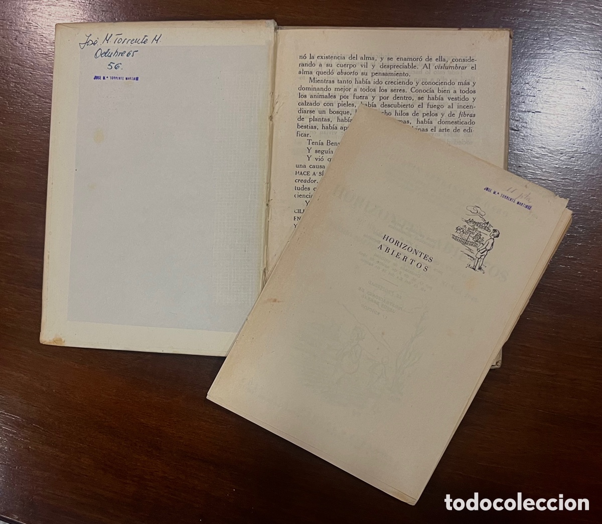Libros de segunda mano: HORIZONTES ABIERTOS - AGUSTIN SERRANO - EL LIBRO ESCOLAR DE LA PREVISI&Oacute;N - 1949 PRMERA EDICI&Oacute;N - Foto 2