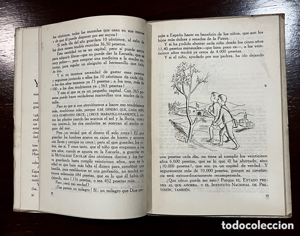 Libros de segunda mano: HORIZONTES ABIERTOS - AGUSTIN SERRANO - EL LIBRO ESCOLAR DE LA PREVISI&Oacute;N - 1949 PRMERA EDICI&Oacute;N - Foto 5