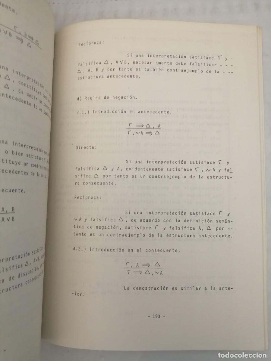 Libros de segunda mano: L&oacute;gica inform&aacute;tica II: C&aacute;lculo de Predicados - Foto 3