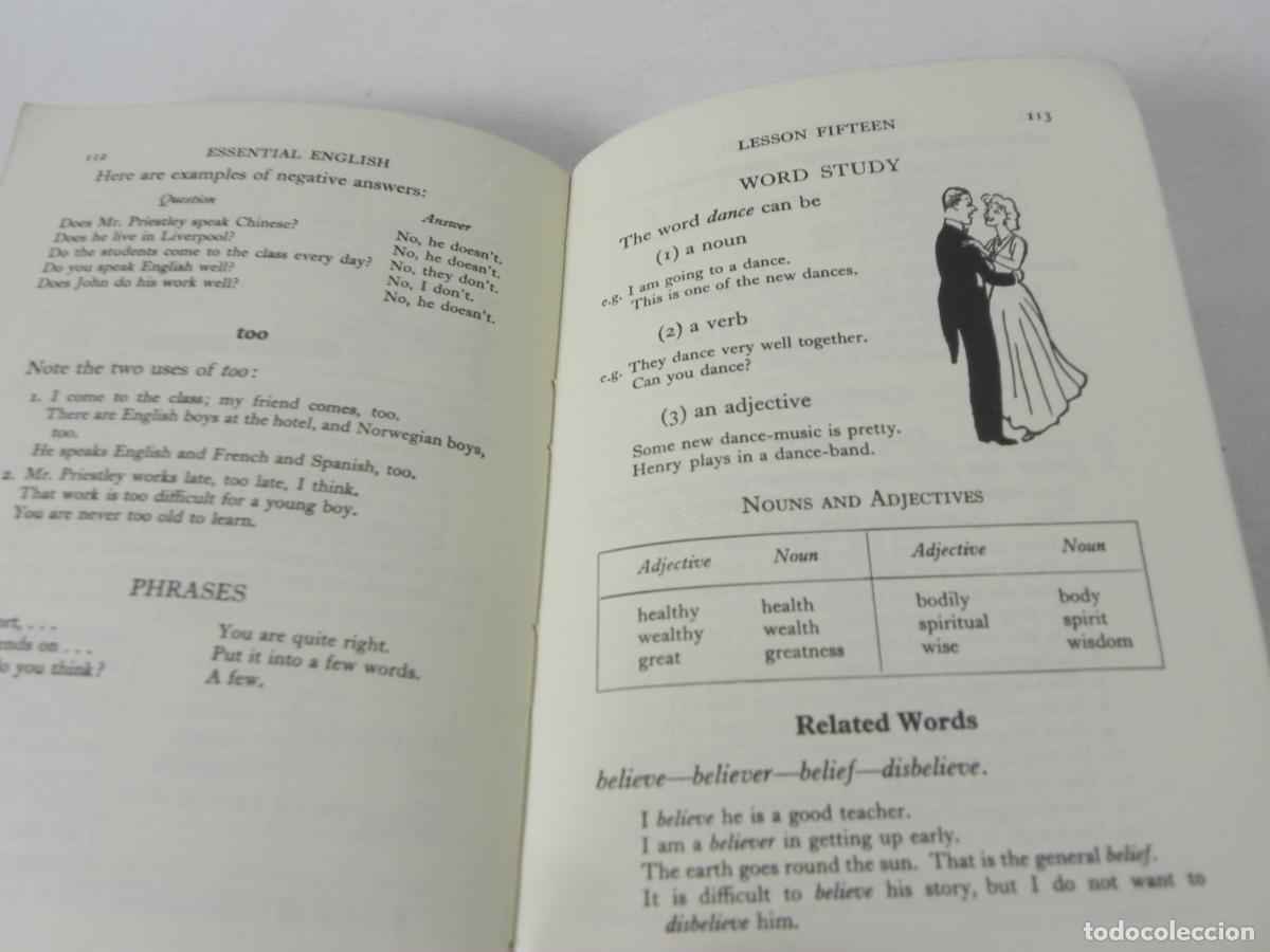 Libros de segunda mano: ESSENTIAL ENGLISH FOR FOREIGN STUDENTS BOOK 1 (C.E. ECKERSLEY) LONGMANS-1961 - Foto 5