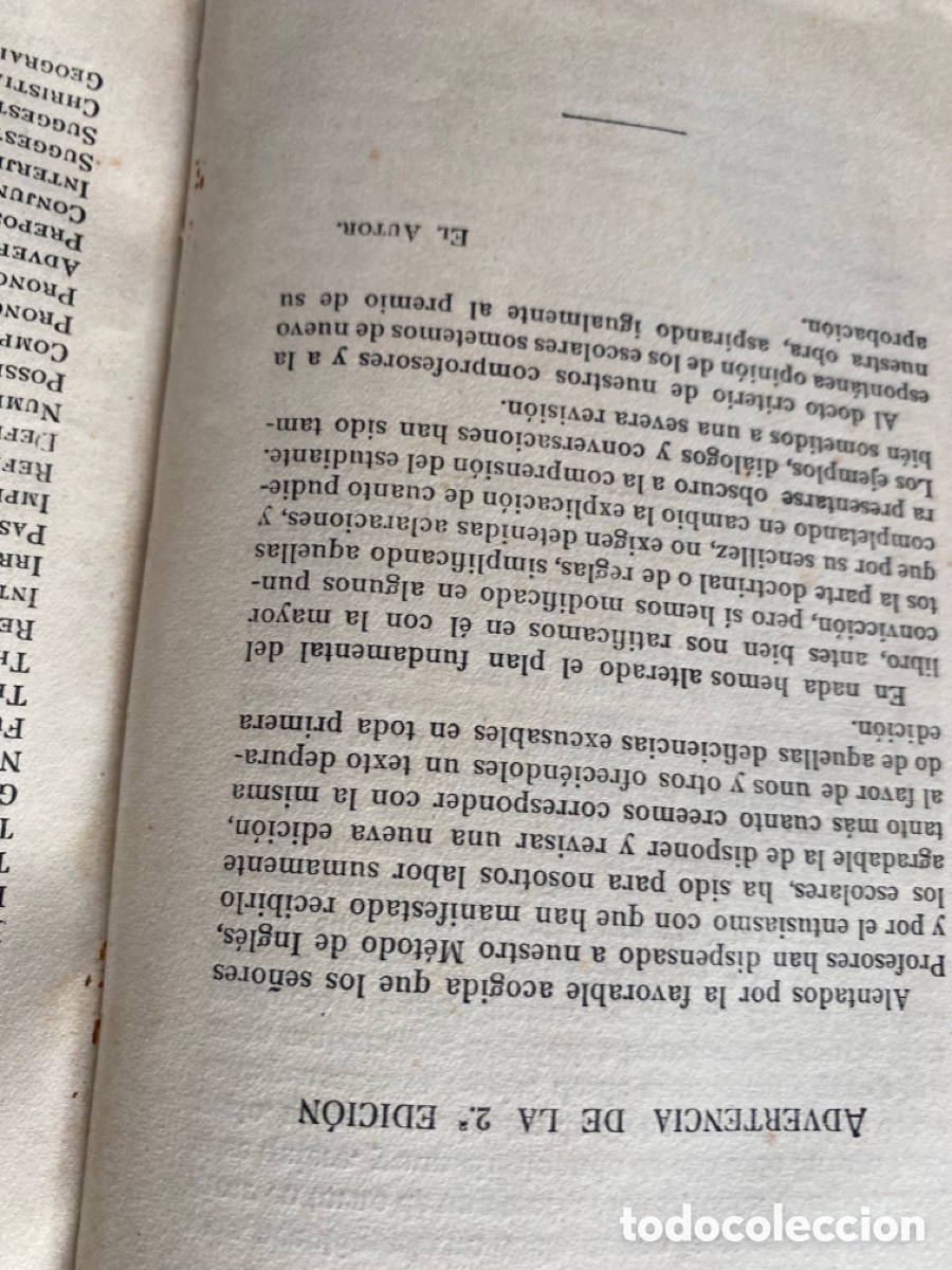 Libros de segunda mano: Libro antiguo del maestro de ingl&eacute;s 1943 - Foto 3
