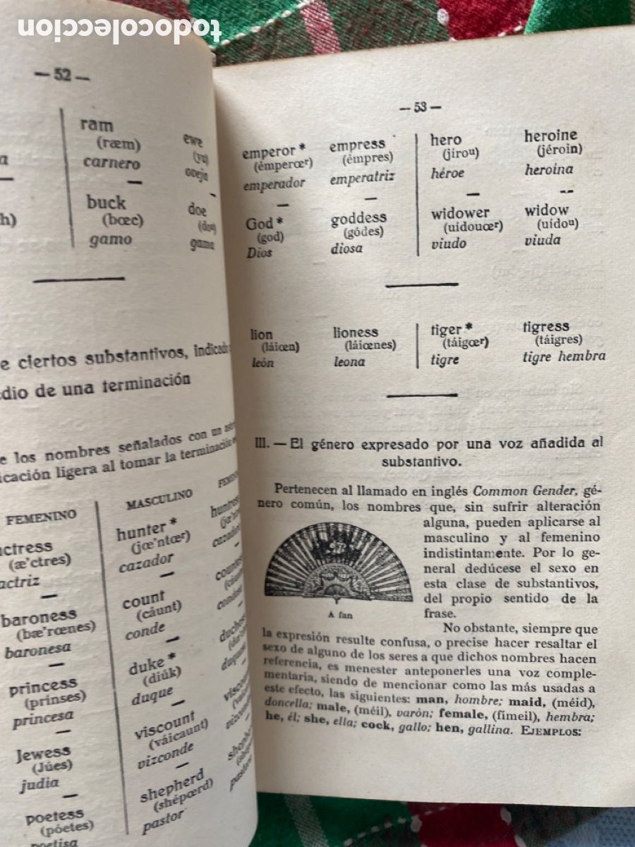 Libros de segunda mano: Libro antiguo del maestro de ingl&eacute;s 1943 - Foto 4