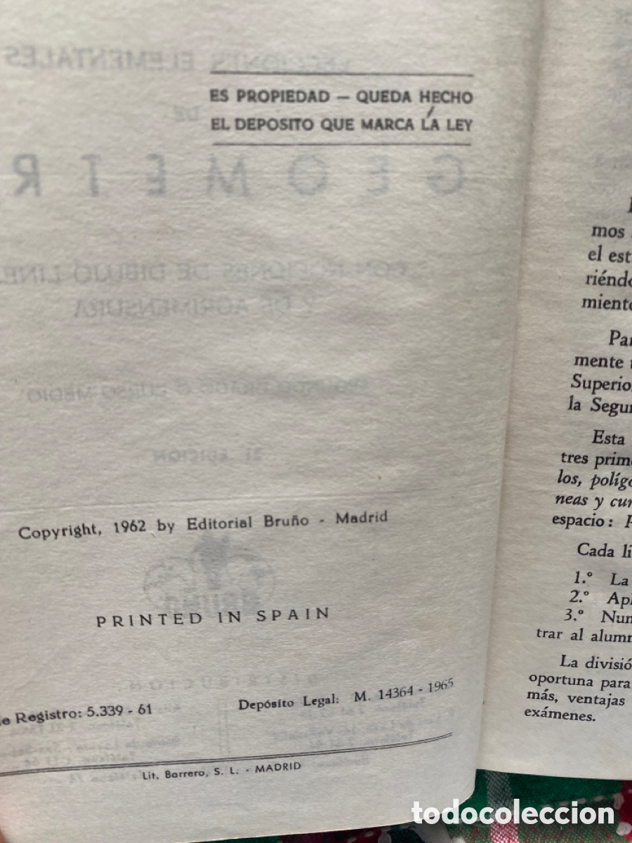 Libros de segunda mano: Geometr&iacute;a - Foto 7