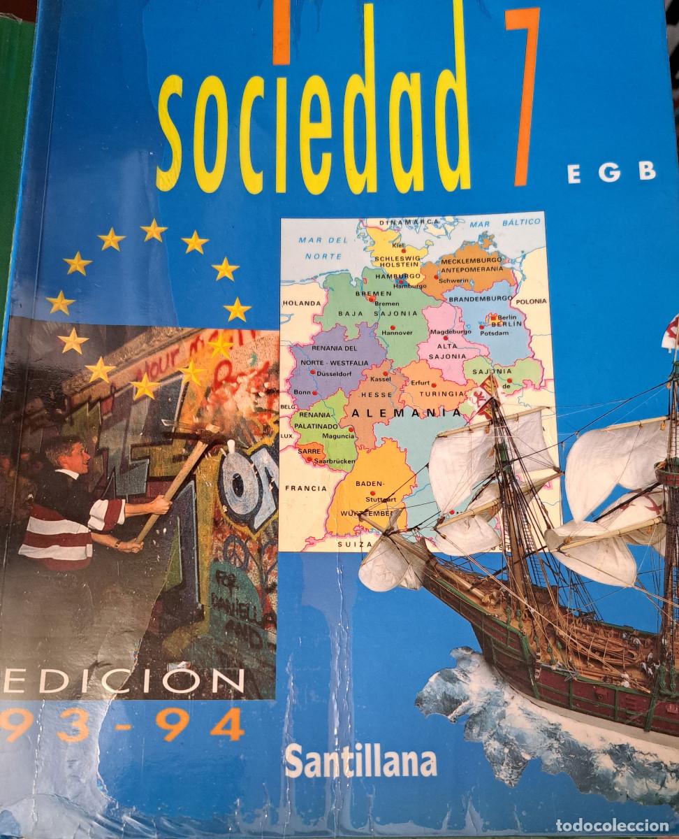 Libros de segunda mano: SOCIEDAD 7 EGB - SANTILLANA - Foto 1