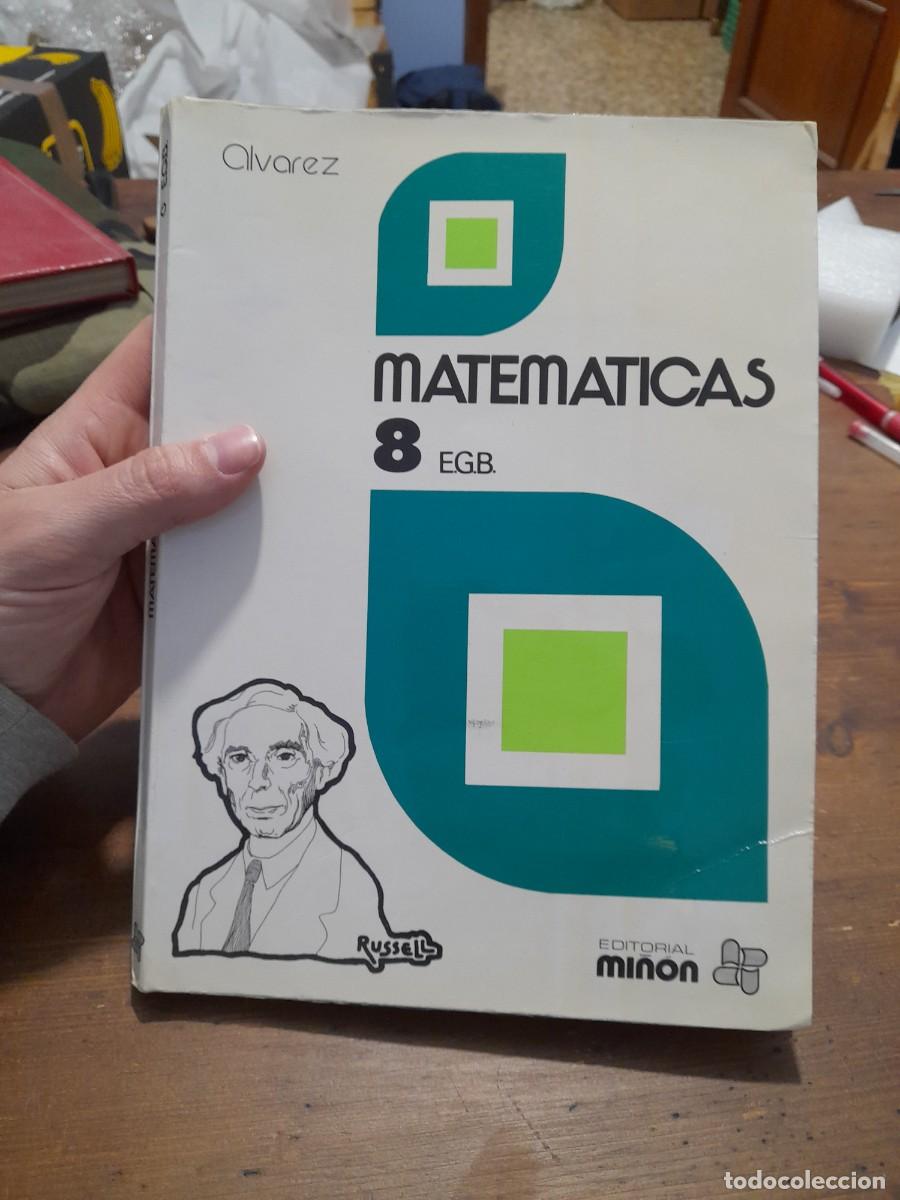 Libros de segunda mano: Libro matem&aacute;ticas 8 Egb Educaci&oacute;n General B&aacute;sica &Aacute;lvarez Mi&ntilde;on - Foto 1