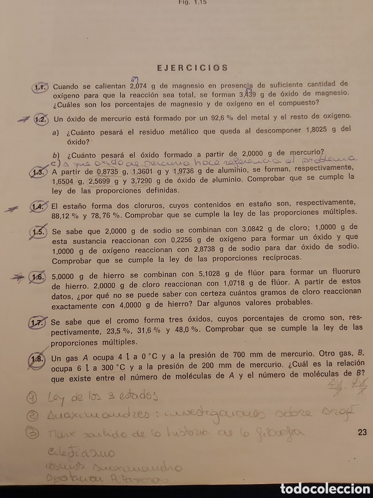 Libros de segunda mano: QU&Iacute;MICA $ F. SALINAS & E. DE MANUEL $ LUIS VIVES $ 1984 - Foto 11