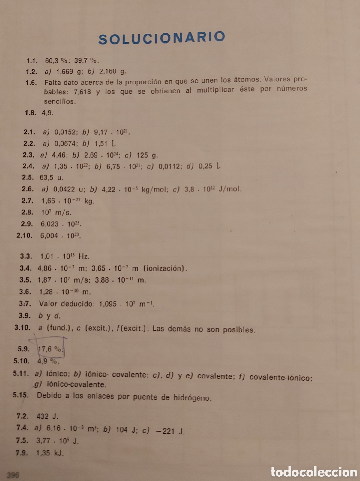 Libros de segunda mano: QU&Iacute;MICA $ F. SALINAS & E. DE MANUEL $ LUIS VIVES $ 1984 - Foto 15