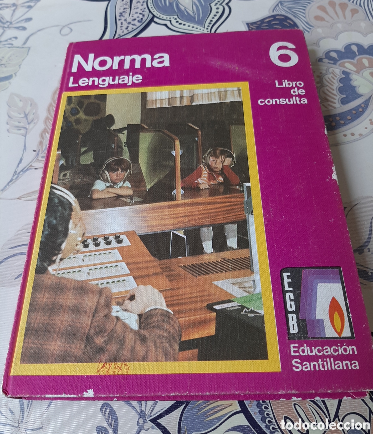 Libros de segunda mano: Norma Lenguaje 6 EGB Santillana 1972 - Foto 1