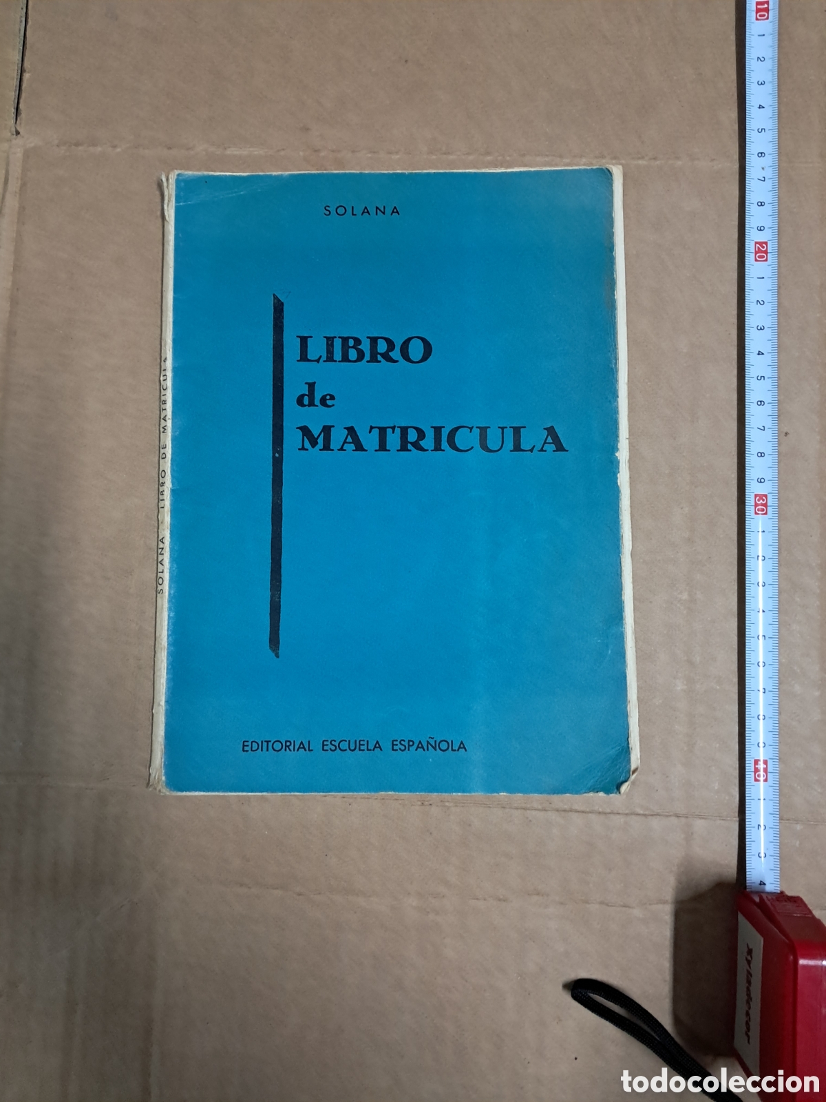 Libros de segunda mano: Libro de matr&iacute;cula solana editorial escuela espa&ntilde;ola 1964 - Foto 1
