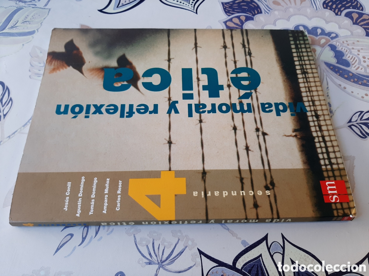 Libros de segunda mano: Vida moral y reflexi&oacute;n &eacute;tica 4 ESO SM 1997 - Foto 3